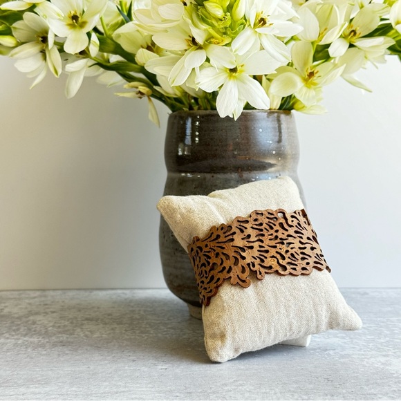 Cork Filigree Reversible Bracelet Magnetic Clasp - Picture 3 of 8